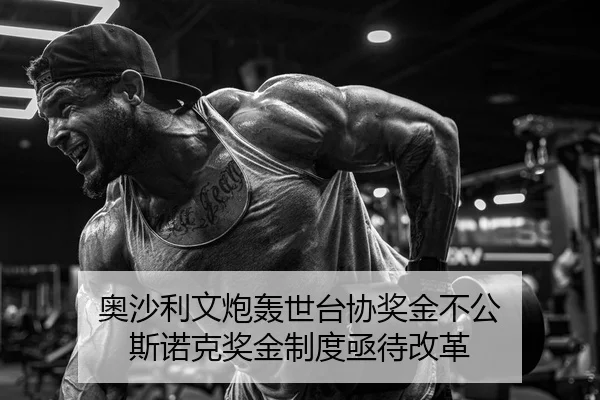 奥沙利文炮轰世台协奖金不公 斯诺克奖金制度亟待改革